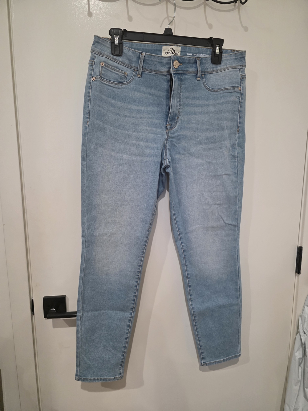 Jordache Light Blue Skinny High-Rise Jeans